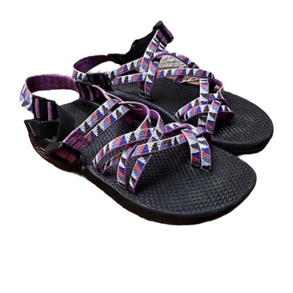 CHACO ZX/2 Classic Double Strap Toe Loop in Camper Purple Outdoor Sandals Size 9 - Picture 1 of 6